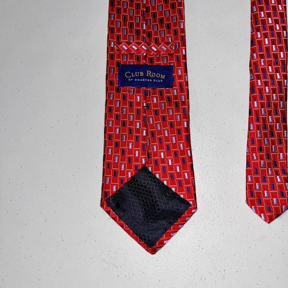 NIBag Charter Club Patriotic Silk Tie